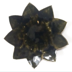 Stor �kande i m�rkegr�n blank. F�r 179,- Nu 139,-