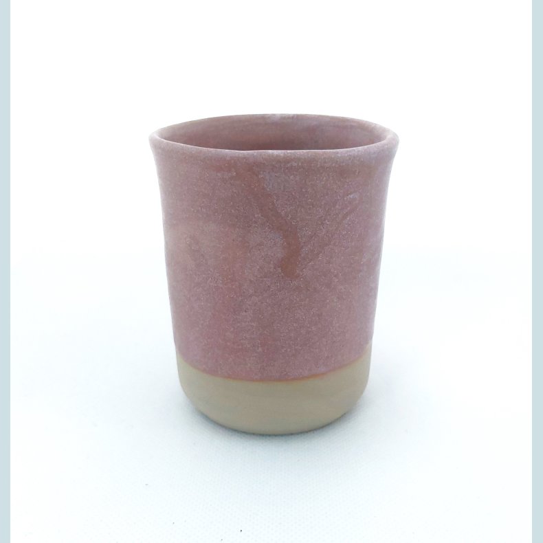 Krus medium, Rosa mat