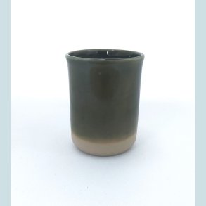 Krus medium, m�rk gr�n blank