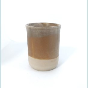 Krus medium, sennep gul mat med strejf af gr�