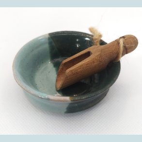 Mini saltkar i 2 gr�nne nuancer