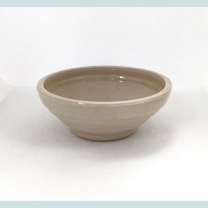 Lille snacksk�l i transparent beige. Nr 1