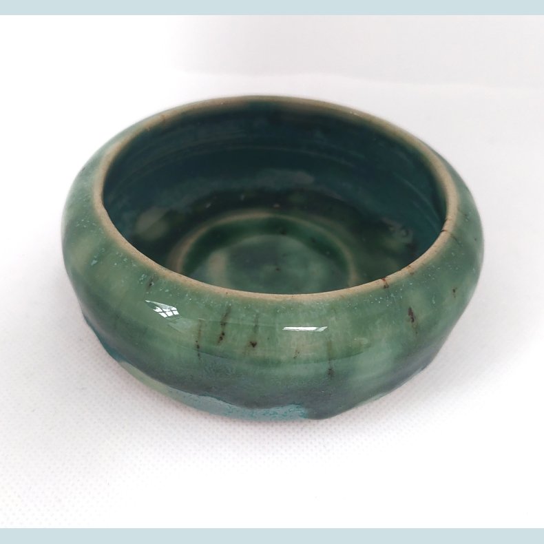 Lille sk�l i nuancer af gr�n